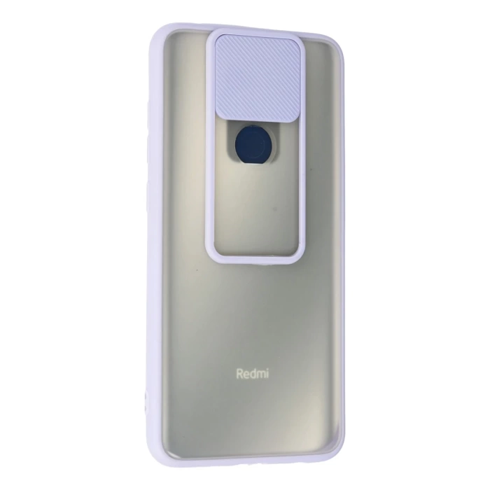 Newface Xiaomi Redmi Note 9 Kılıf Palm Buzlu Kamera Sürgülü Silikon