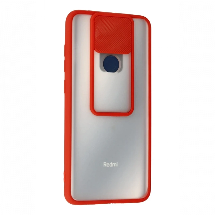 Newface Xiaomi Redmi Note 9 Kılıf Palm Buzlu Kamera Sürgülü Silikon