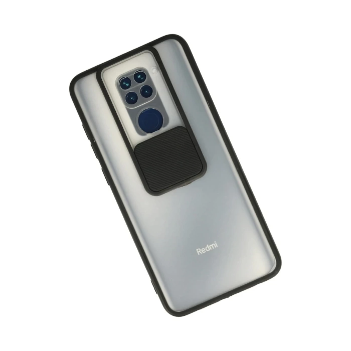 Newface Xiaomi Redmi Note 9 Kılıf Palm Buzlu Kamera Sürgülü Silikon