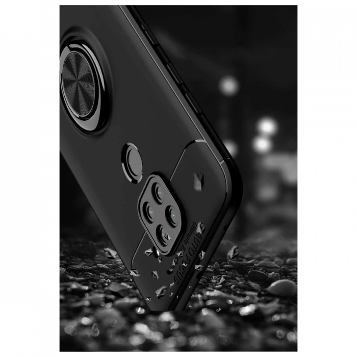 Newface Xiaomi Redmi Note 9 Kılıf Range Yüzüklü Silikon