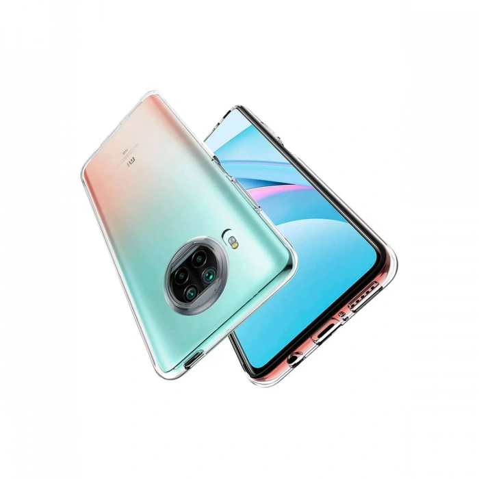 Newface Xiaomi Redmi Note 9 Pro 5G Kılıf Lüx Şeffaf Silikon