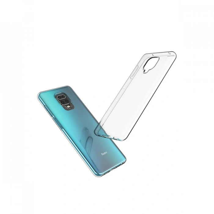 Newface Xiaomi Redmi Note 9 Pro Kılıf Lüx Şeffaf Silikon - Şeffaf