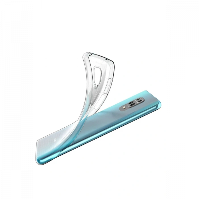 Newface Xiaomi Redmi Note 9 Pro Kılıf Lüx Şeffaf Silikon - Şeffaf