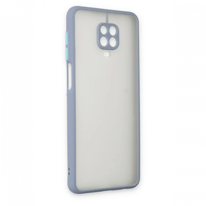 Xiaomi Redmi Note 9 Pro Kılıf Montreal Silikon Kapak - Gri