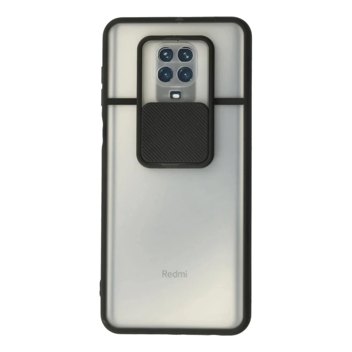 Newface Xiaomi Redmi Note 9 Pro Kılıf Palm Buzlu Kamera Sürgülü Silikon