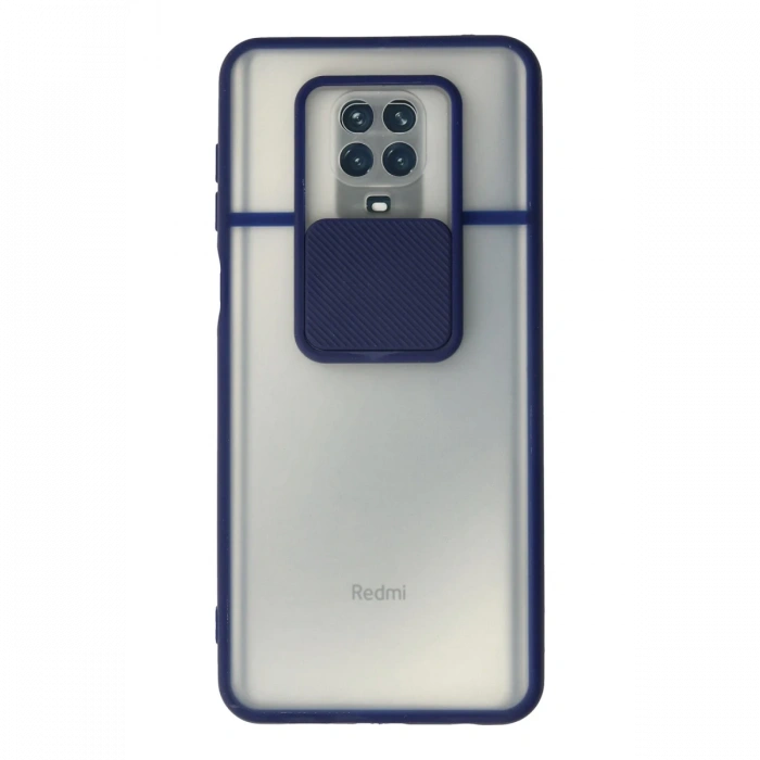 Newface Xiaomi Redmi Note 9 Pro Kılıf Palm Buzlu Kamera Sürgülü Silikon