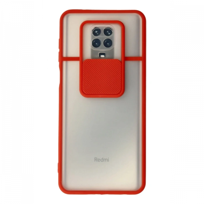 Newface Xiaomi Redmi Note 9 Pro Kılıf Palm Buzlu Kamera Sürgülü Silikon