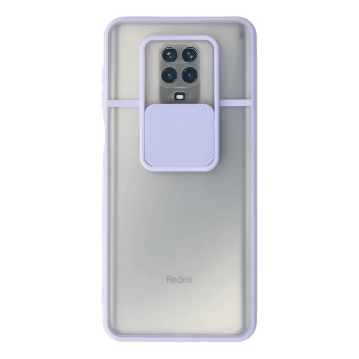 Newface Xiaomi Redmi Note 9 Pro Kılıf Palm Buzlu Kamera Sürgülü Silikon