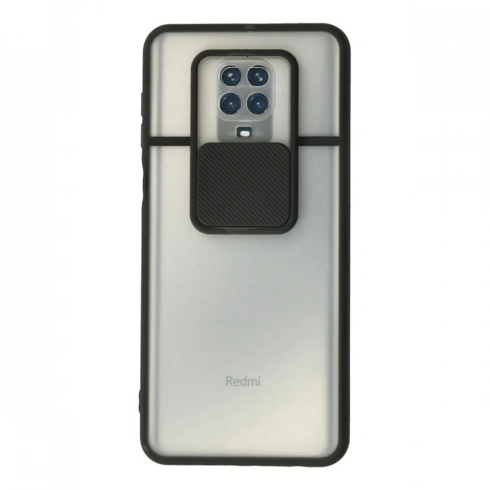 Newface Xiaomi Redmi Note 9 Pro Kılıf Palm Buzlu Kamera Sürgülü Silikon