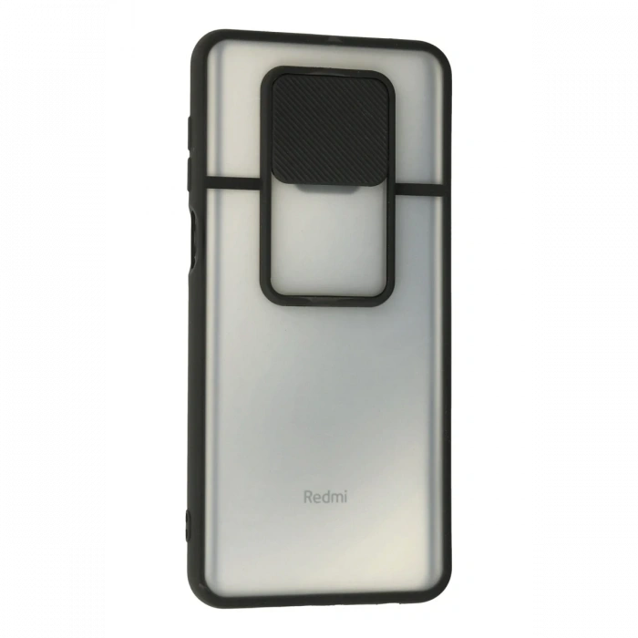 Newface Xiaomi Redmi Note 9 Pro Kılıf Palm Buzlu Kamera Sürgülü Silikon