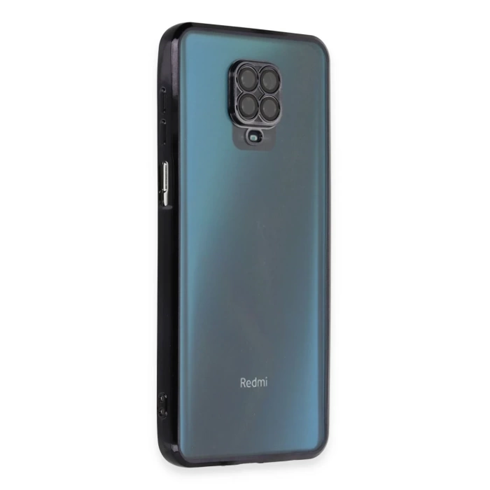 Newface Xiaomi Redmi Note 9 Pro Kılıf Razer Lensli Silikon