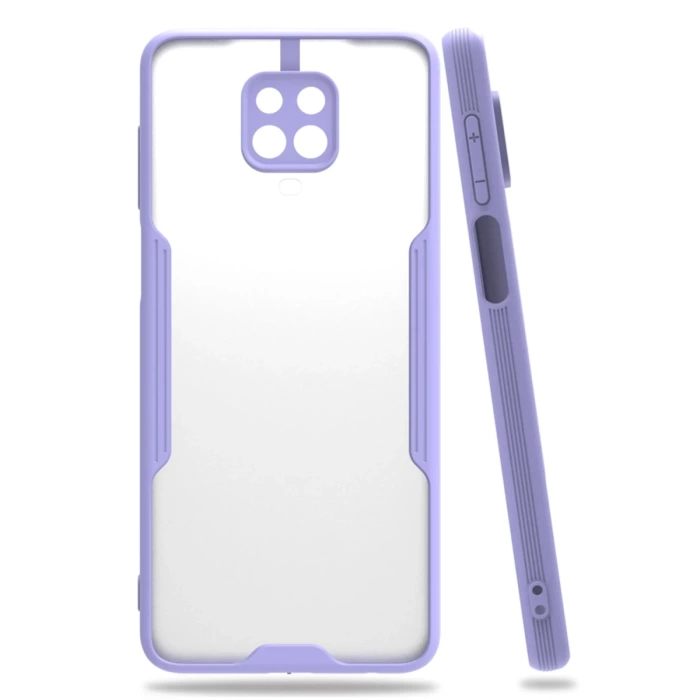 Newface Xiaomi Redmi Note 9S Kılıf Platin Silikon