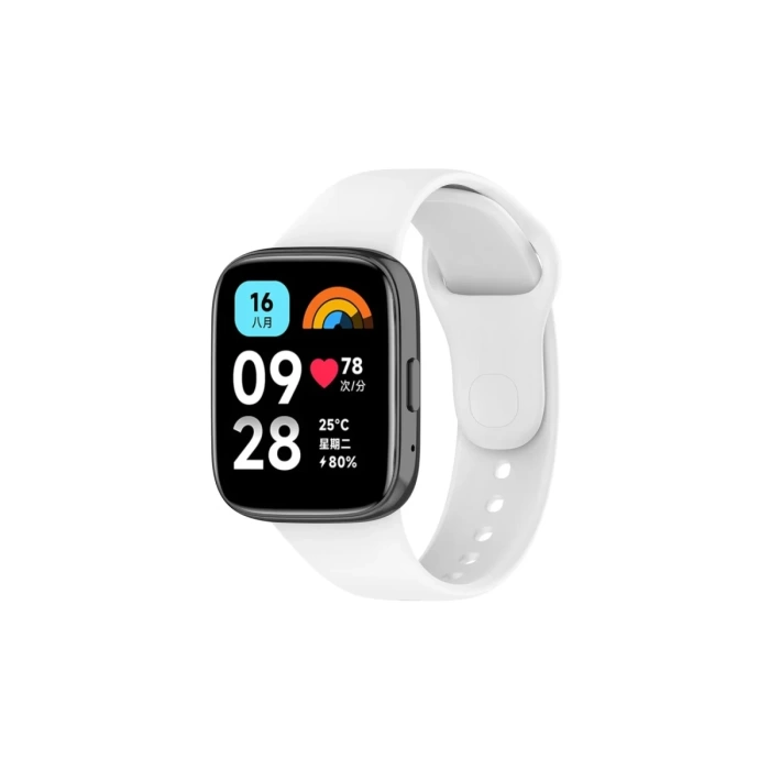 Newface Xiaomi Redmi Watch 3 Active Klasik Kordon - Beyaz