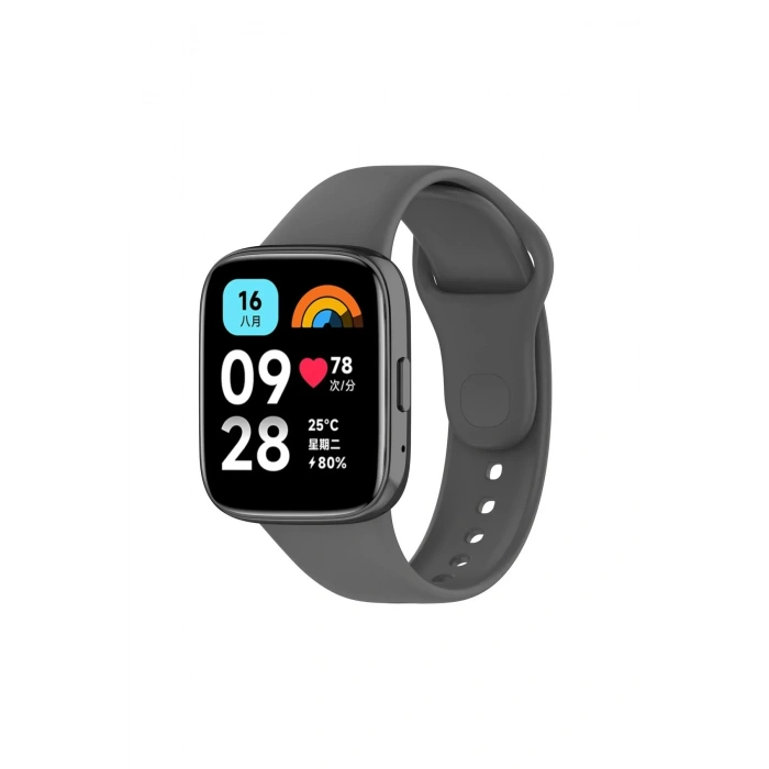 Newface Xiaomi Redmi Watch 3 Active Klasik Kordon - Füme
