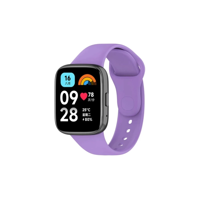 Newface Xiaomi Redmi Watch 3 Active Klasik Kordon - Lila