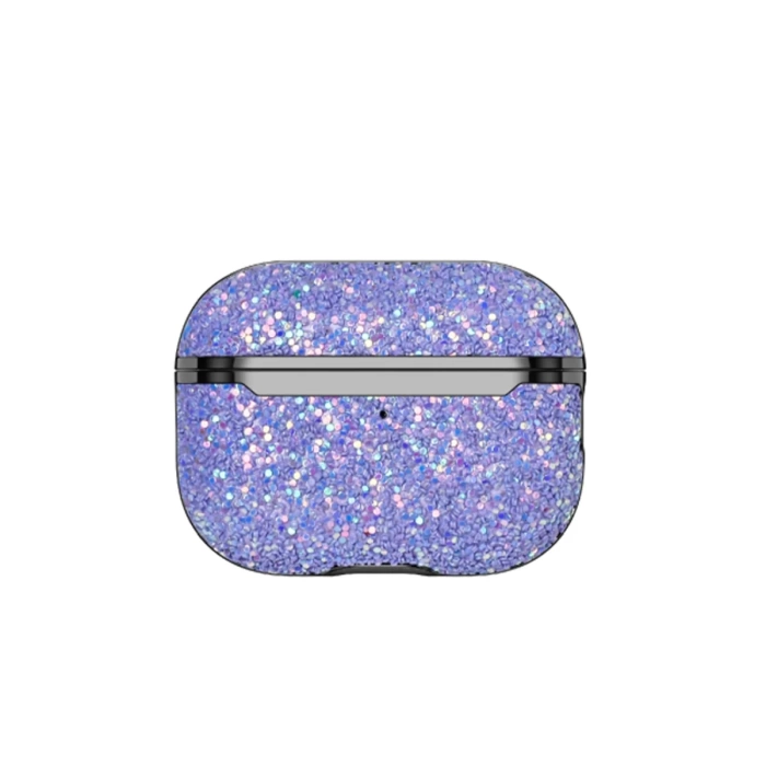 Onegif Airpods 2 (2.nesil) Bright Simli Airpods Kapak - Derin Mor