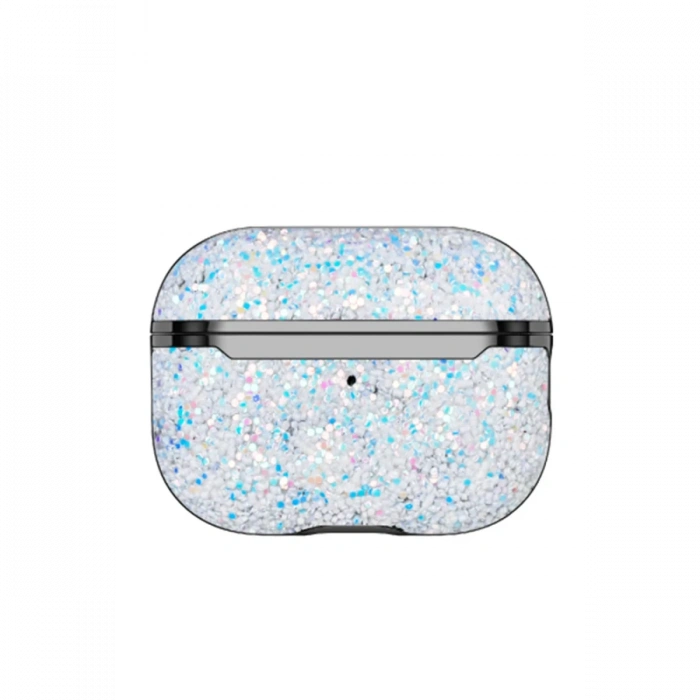Onegif Airpods 2 (2.nesil) Bright Simli Airpods Kapak - Gümüş