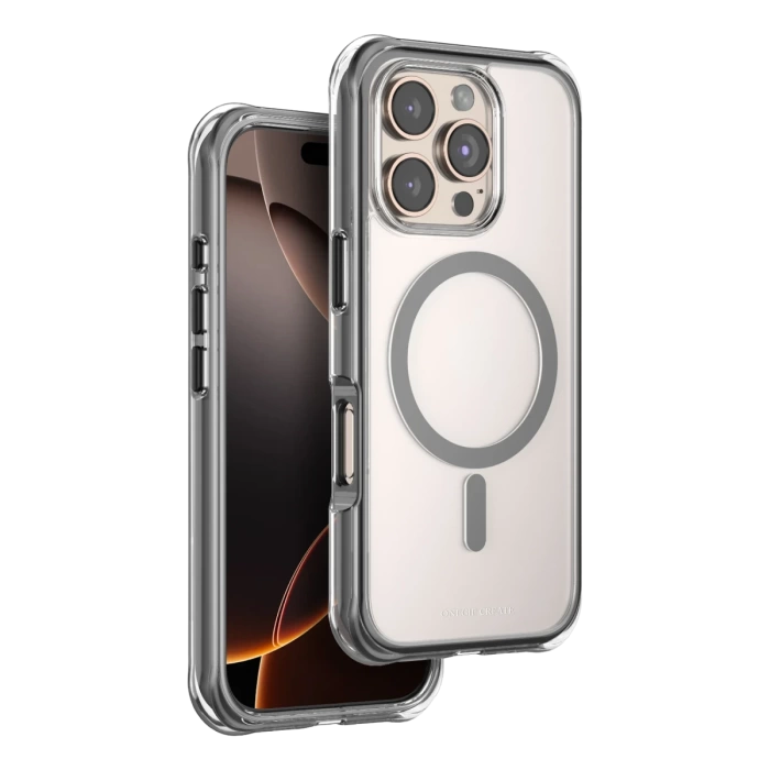 Onegif Apple iPhone 16 Pro Hulk Magsafe Kapak - Siyah