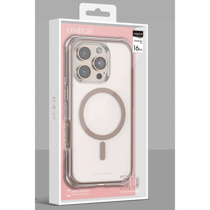 Onegif Apple iPhone 16 Pro Hulk Magsafe Kapak - Siyah