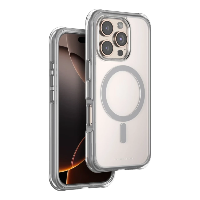 Onegif Apple iPhone 16 Pro Hulk Magsafe Kapak - Titan Gri