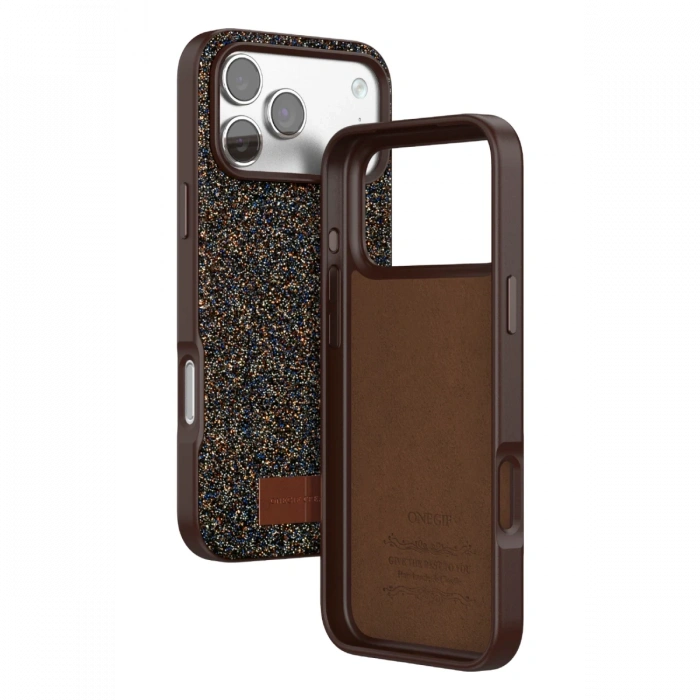 Onegif Apple iPhone 17 Pro Bright Simli Kapak