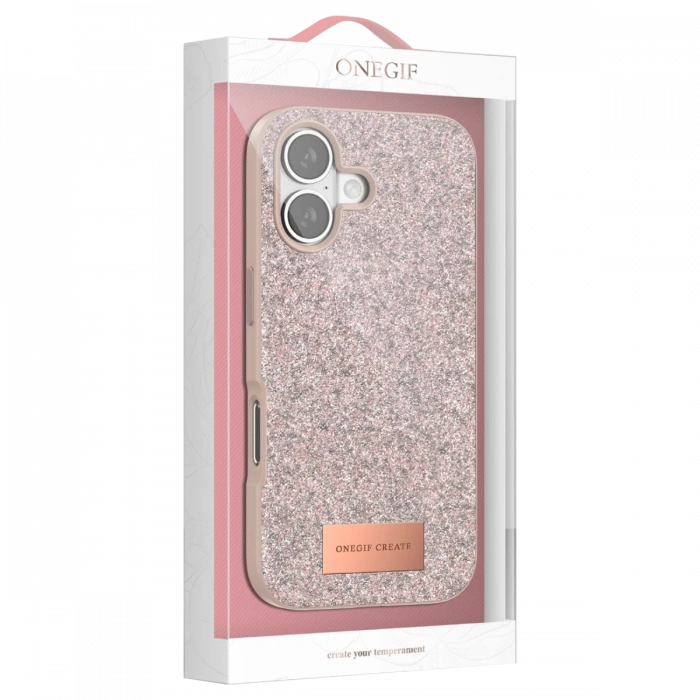 Onegif Apple iPhone 17 Pro Bright Simli Kapak