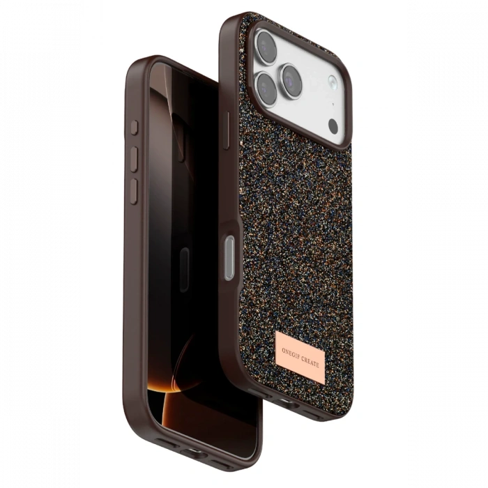 Onegif Apple iPhone 17 Pro Max Bright Simli Kapak