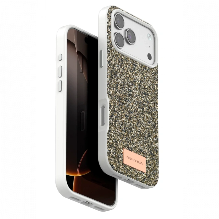 Onegif Apple iPhone 17 Pro Max Bright Simli Kapak