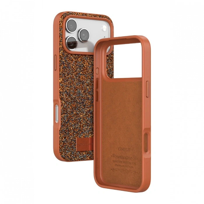 Onegif Apple iPhone 17 Pro Max Bright Simli Kapak