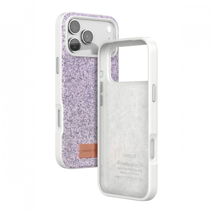 Onegif Apple iPhone 17 Pro Max Bright Simli Kapak