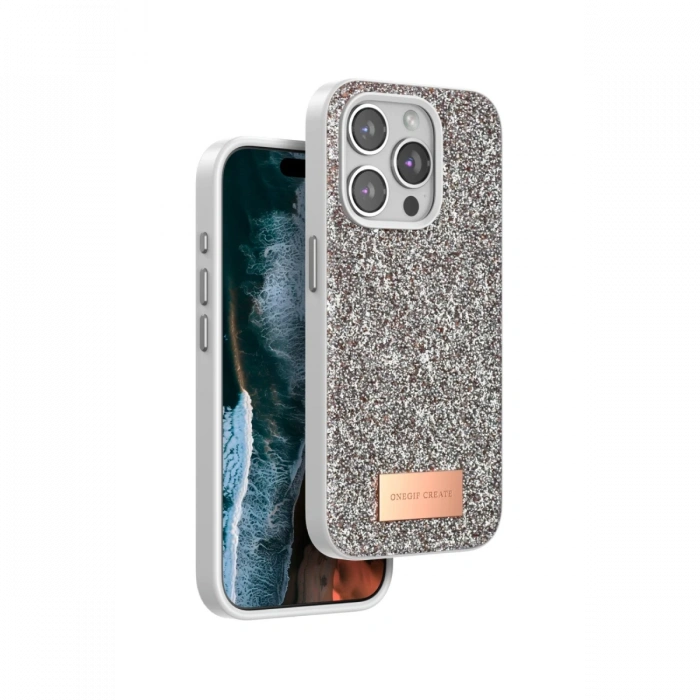 Onegif iPhone 15 Pro Bright Simli Kapak