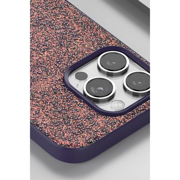 Onegif iPhone 16 Bright Simli Kapak - Siyah