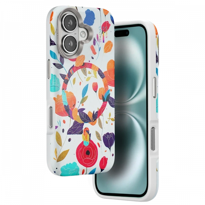 Onegif iPhone 16 Flower Series Magsafe Kapak