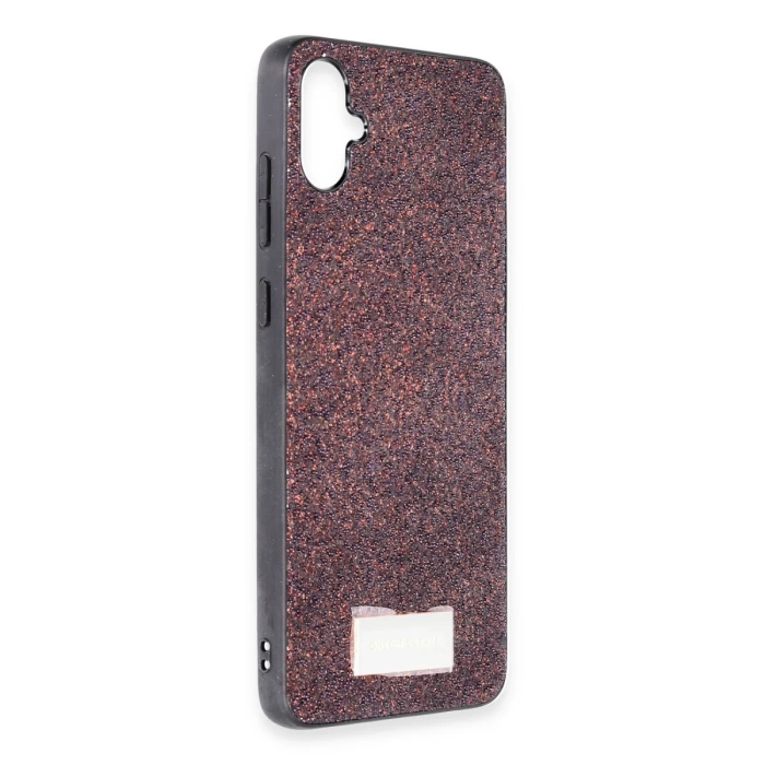 Onegif Samsung Galaxy A05 Bright Simli Kapak - Derin Mor