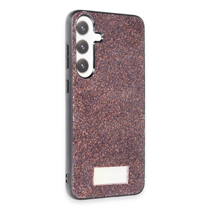Onegif Samsung Galaxy A05S Bright Simli Kapak - Derin Mor