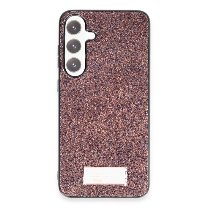 Onegif Samsung Galaxy A14 4G Bright Simli Kapak - Derin Mor