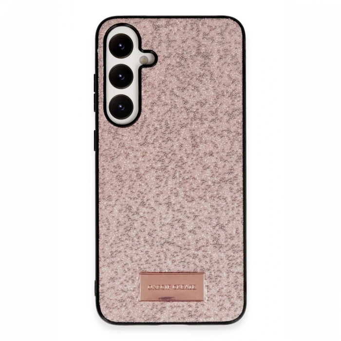 Onegif Samsung Galaxy A34 5G Bright Simli Kapak - Pembe