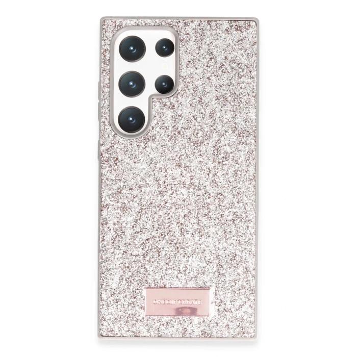 Onegif Samsung Galaxy S24 Ultra Bright Simli Kapak - Gold