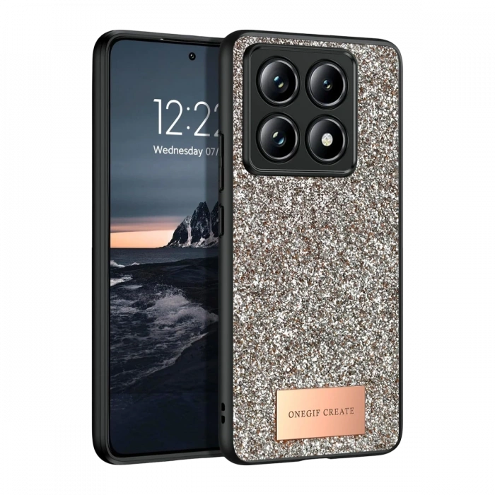 Onegif Xiaomi Mi 14T Pro Bright Simli Kapak