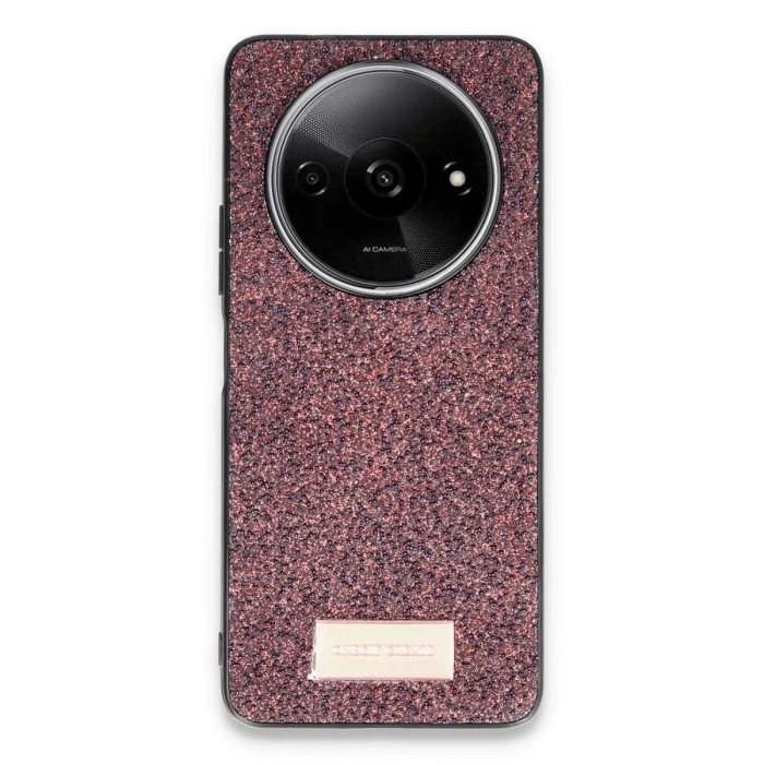 Onegif Xiaomi Redmi A3 4G Bright Simli Kapak - Derin Mor