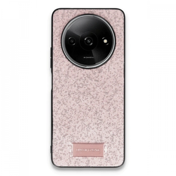 Onegif Xiaomi Redmi A3 4G Bright Simli Kapak - Pembe