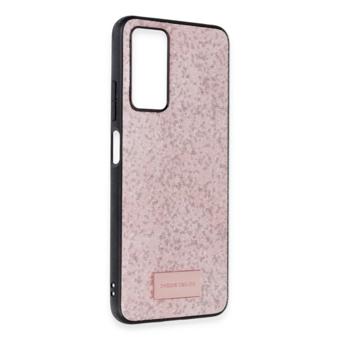 Onegif Xiaomi Redmi Note 12 Pro 4G Bright Simli Kapak - Pembe