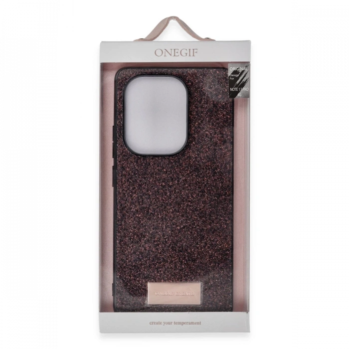 Onegif Xiaomi Redmi Note 13 Pro 4G Bright Simli Kapak