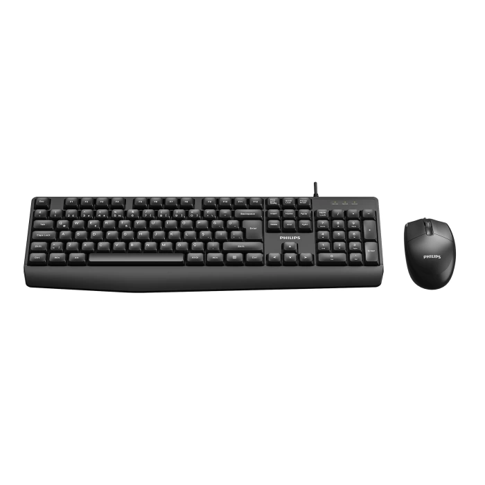 PHILIPS KABLOLU  KLAVYE&amp;MOUSE SET SPT6237B SİYAH