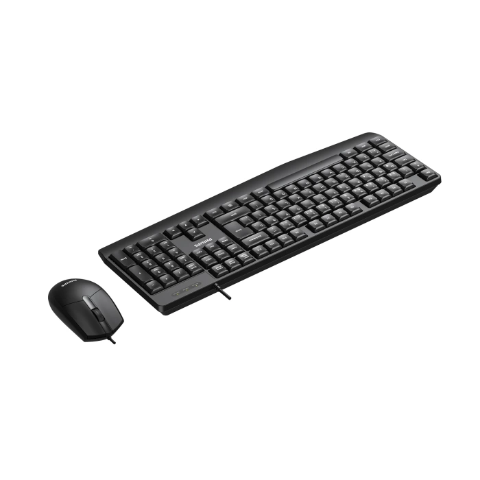 PHILIPS KABLOLU  KLAVYE&amp;MOUSE SET SPT6237B SİYAH