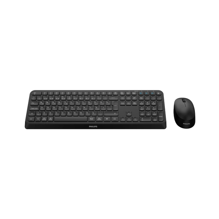 PHILIPS KABLOSUZ  KLAVYE&amp;MOUSE SET SPT6407 SİYAH
