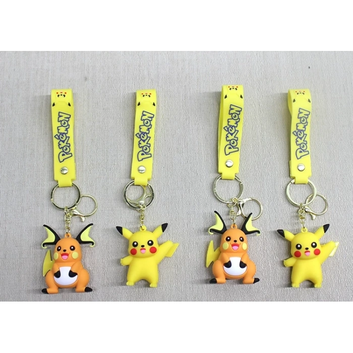 Pikachu Silikon Anahtarlık Alk4252