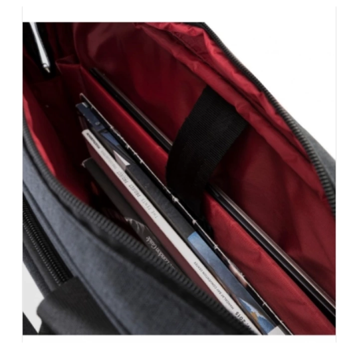 PLM SANTORİ NOTEBOOK ÇANTASI SİYAH 15.6;