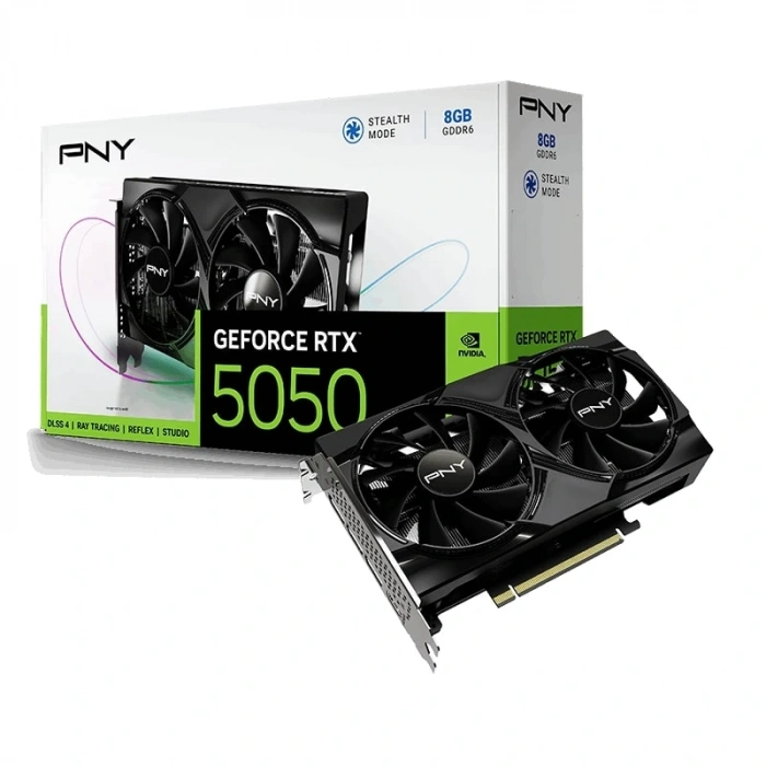 PNY RTX 5050 8GB GDDR6 128Bit (VCG50508DFXPB1) Ekran Kartı