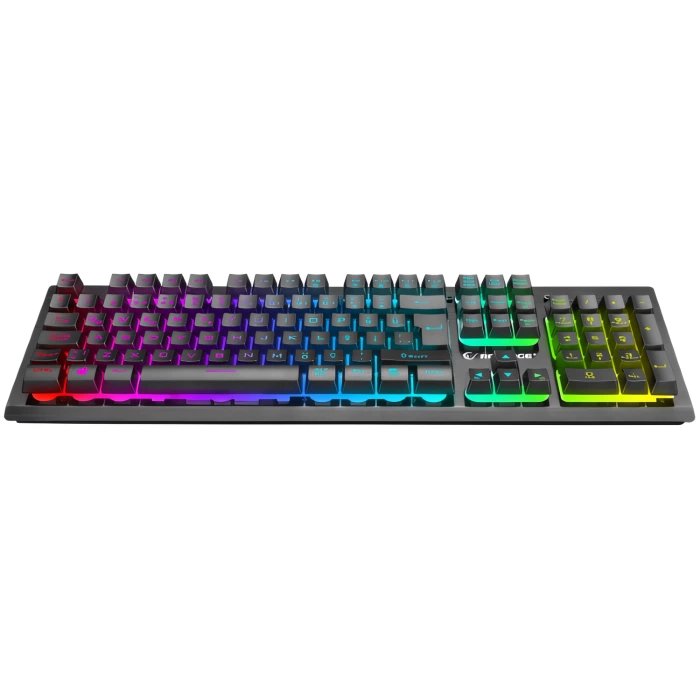 RAMPAGE MIRACLE K2 SIYAH USB RGB Q KLAVYE